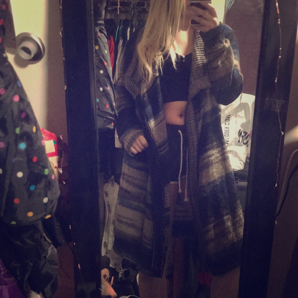 Forever21 Multi colored knit cardigan